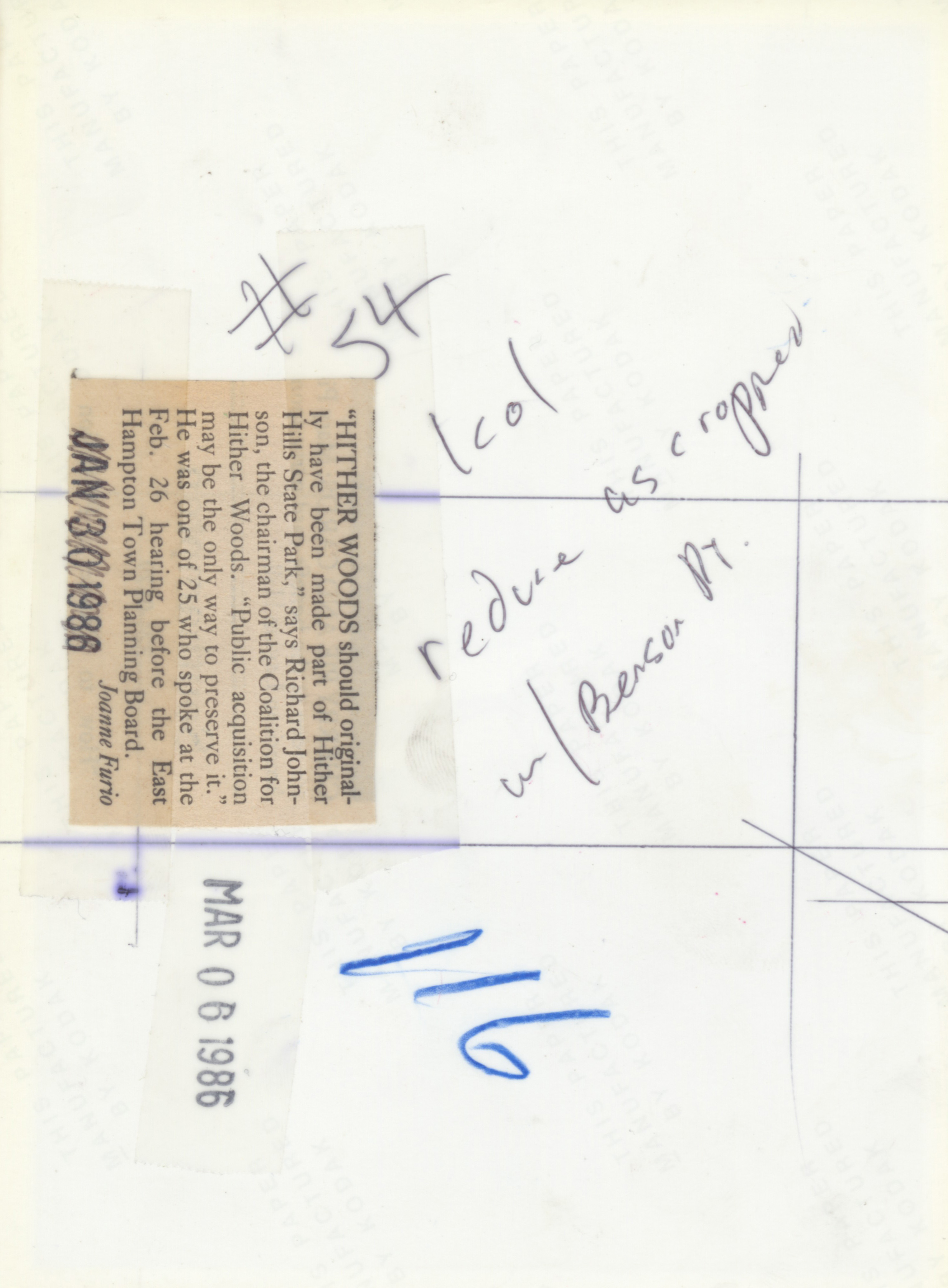 Richard T. Johnson at an East Hampton Town Planning Board Meeting about